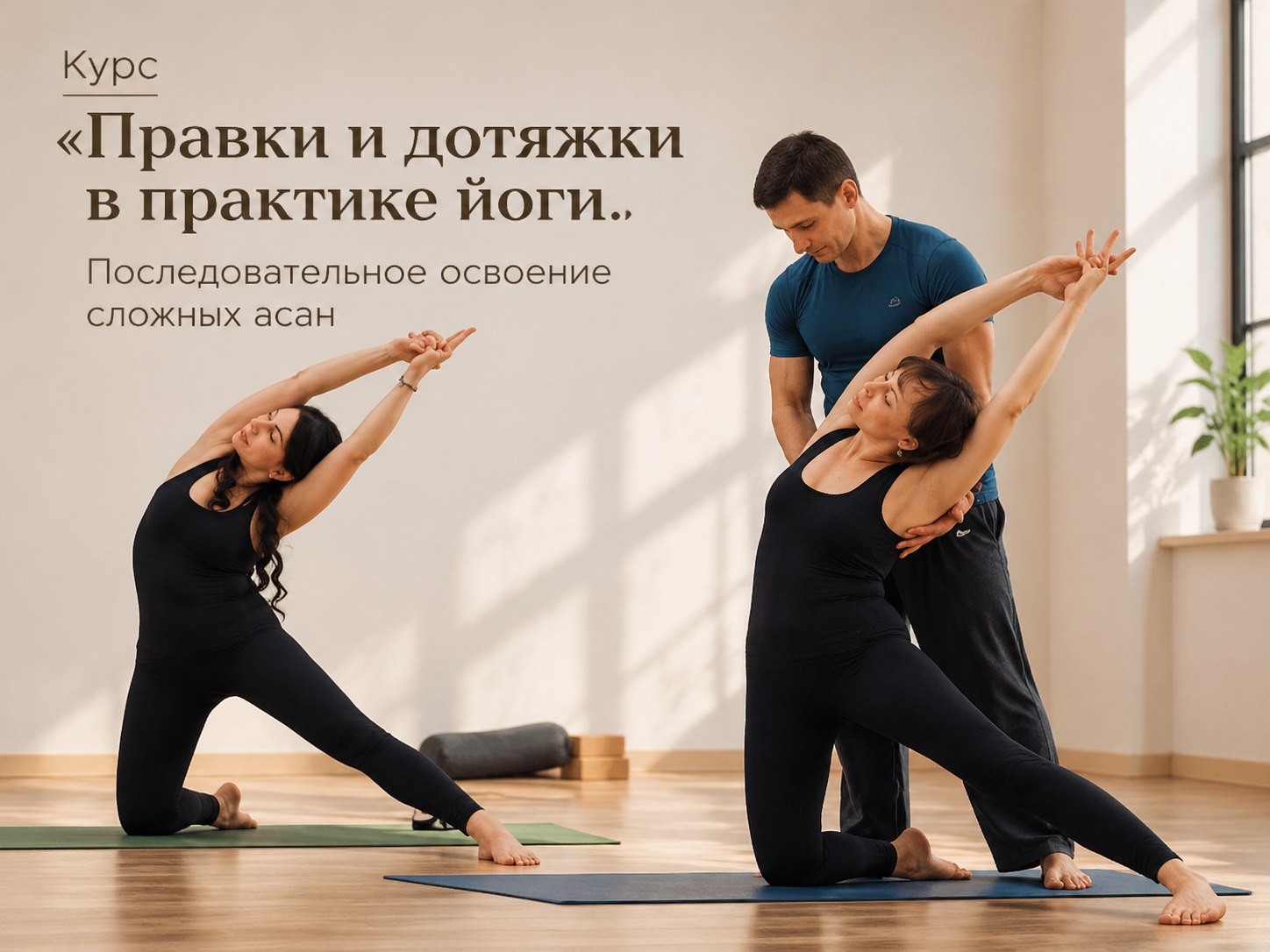 Курс «Правки и дотяжки в практике йоги»
